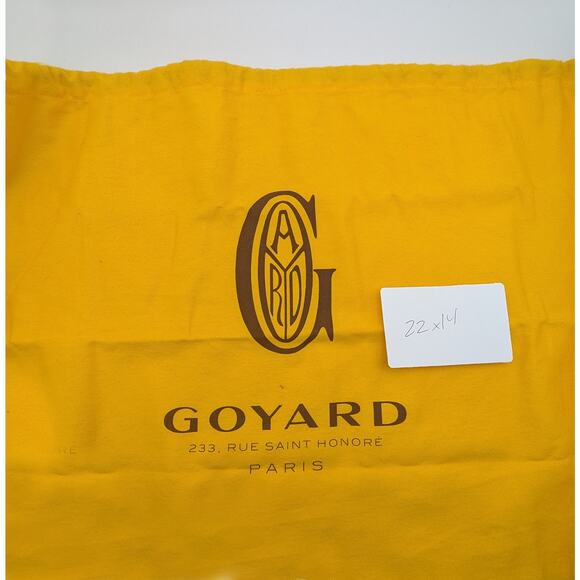 Authentic Orange Goyard Dust Bag – 22"Wx14"H for Handbags, Wallets & Accessories - Picture 1 of 1